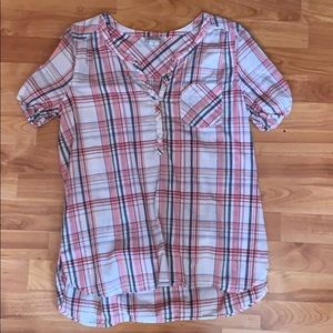 summer striped blouse